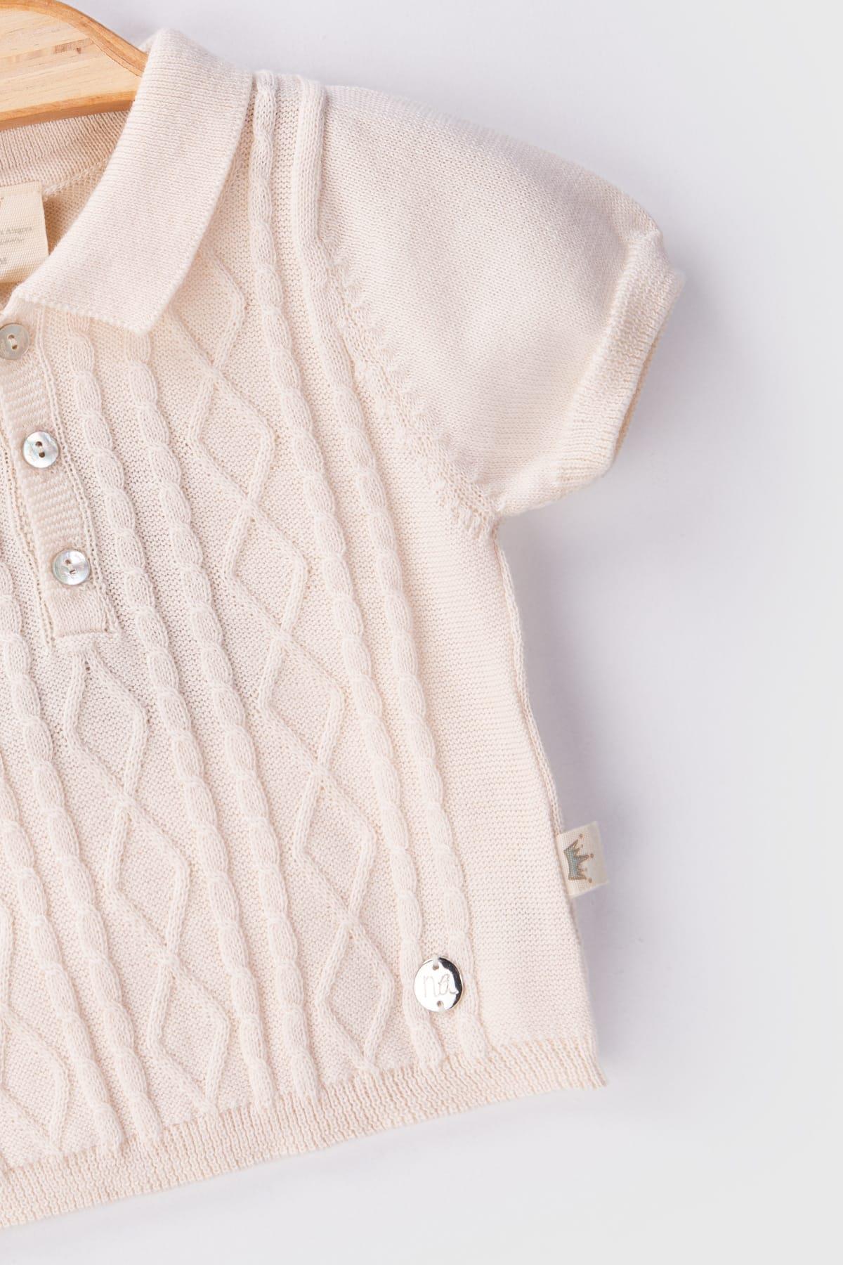 Afra Triko Erkek Bebek Örgü 3lü TakımAfra Triko Erkek Bebek Örgü 3lü Takım