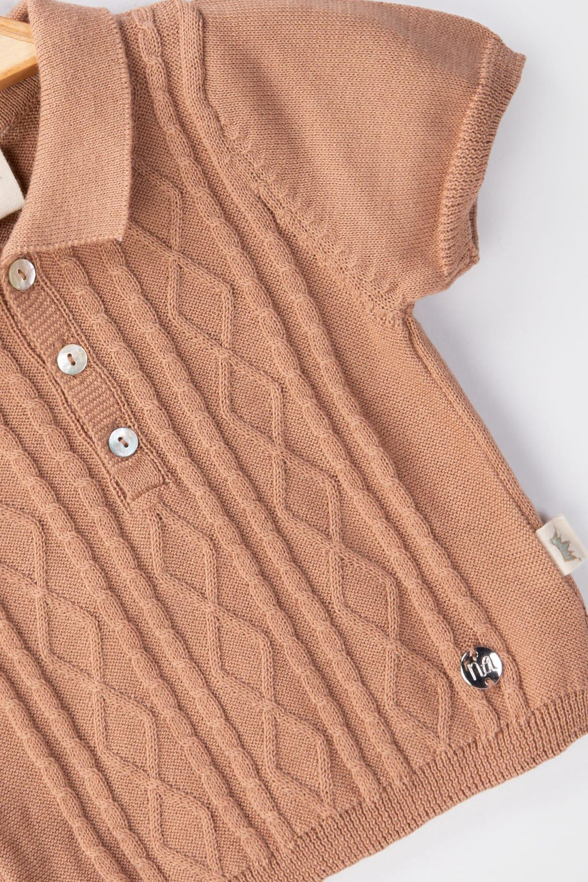 Afra Triko Erkek Bebek Örgü 3lü TakımAfra Triko Erkek Bebek Örgü 3lü Takım