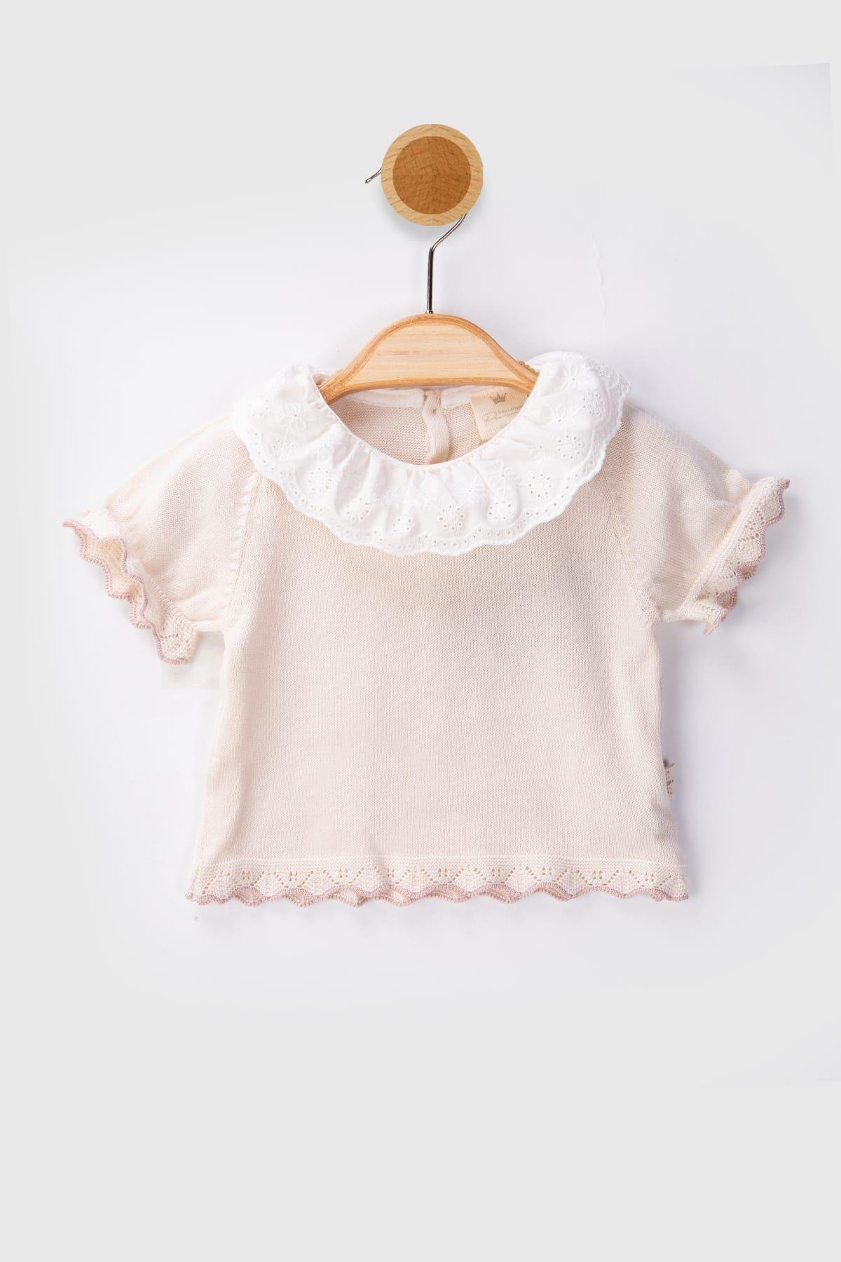 Afra Triko Kız Bebek Örgü 3lü SetAfra Triko Kız Bebek Örgü 3lü Set