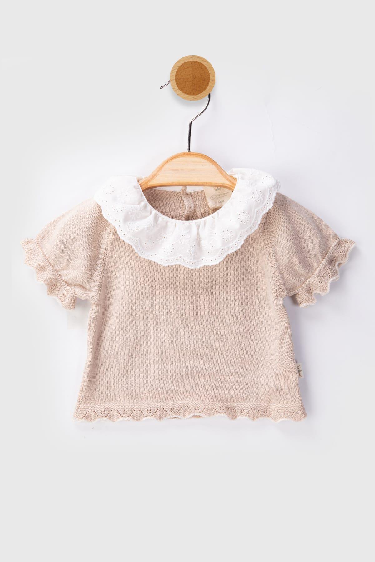 Afra Triko Kız Bebek Örgü 3lü SetAfra Triko Kız Bebek Örgü 3lü Set