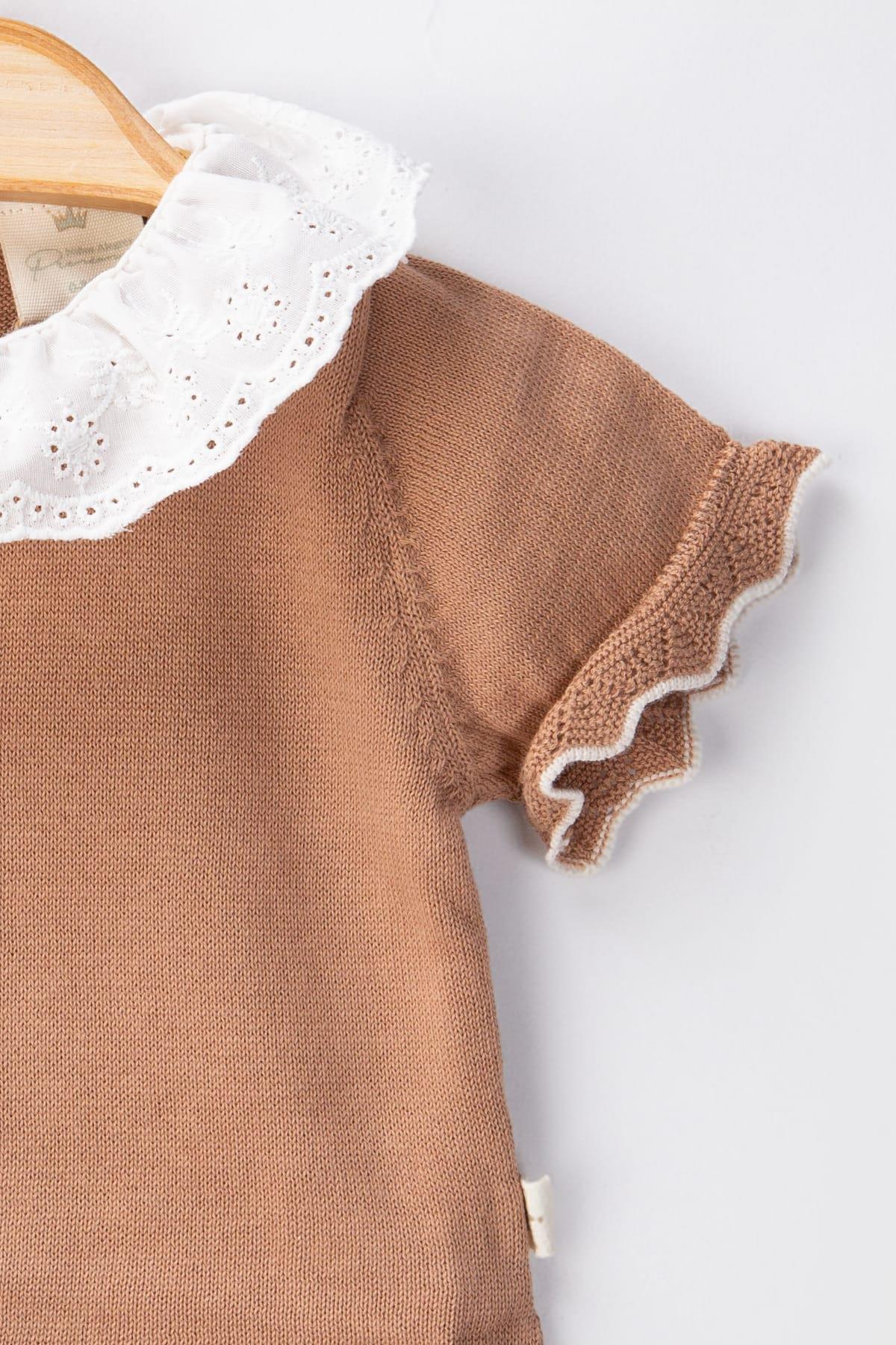 Afra Triko Kız Bebek Örgü 3lü SetAfra Triko Kız Bebek Örgü 3lü Set