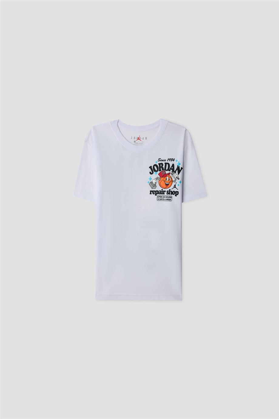 Air Jordan Erkek Çocuk Beyaz Repair Shop Baskılı TişörtAir Jordan Erkek Çocuk Beyaz Repair Shop Baskılı Tişört
