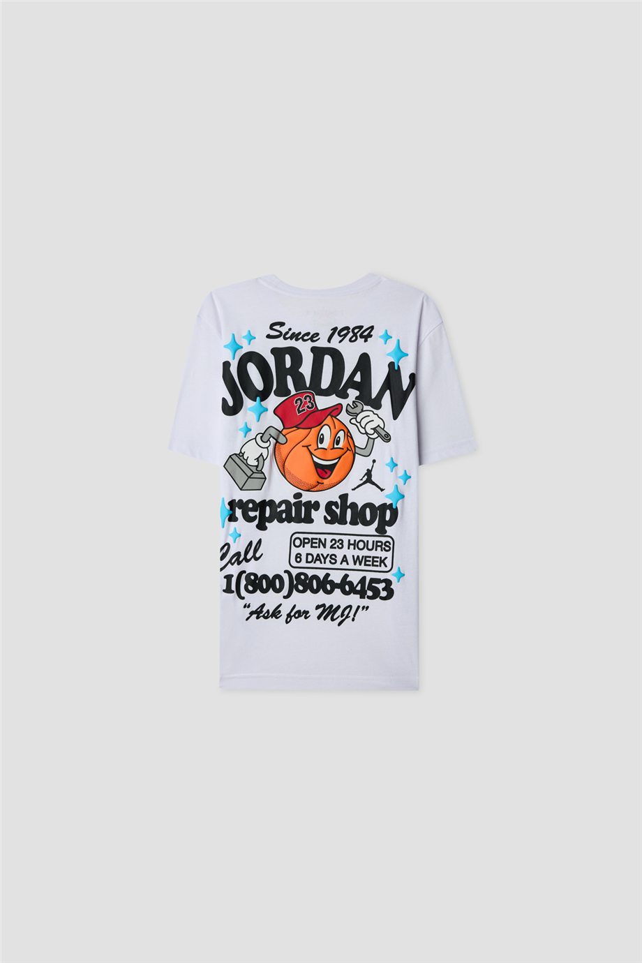 Air Jordan Erkek Çocuk Beyaz Repair Shop Baskılı TişörtAir Jordan Erkek Çocuk Beyaz Repair Shop Baskılı Tişört
