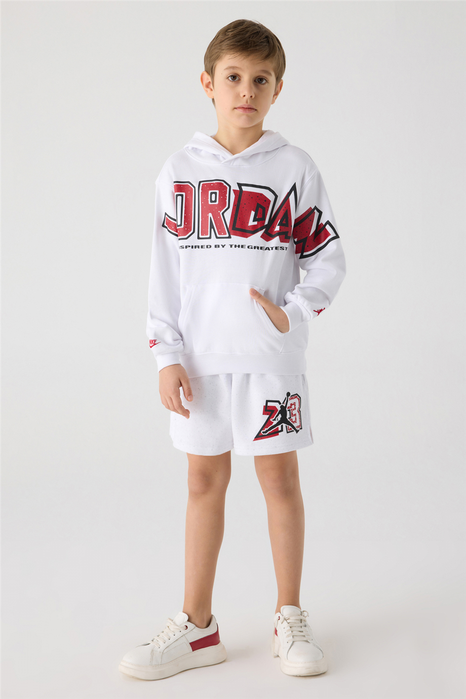 Air Jordan Erkek Çocuk Beyaz SweatshirtAir Jordan Erkek Çocuk Beyaz Sweatshirt