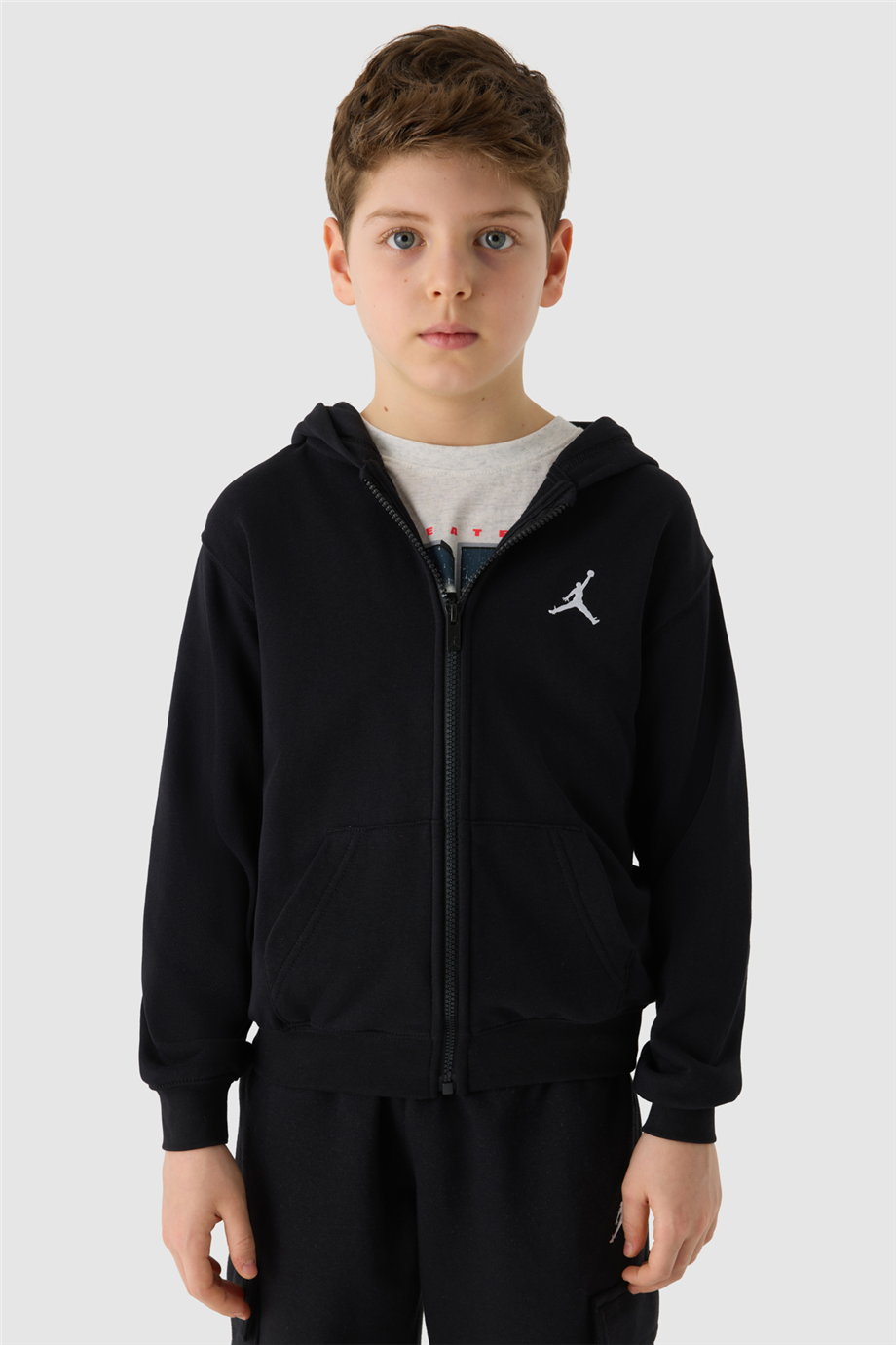 Air Jordan Erkek Çocuk Siyah Eşofman ÜstüAir Jordan Erkek Çocuk Siyah Eşofman Üstü