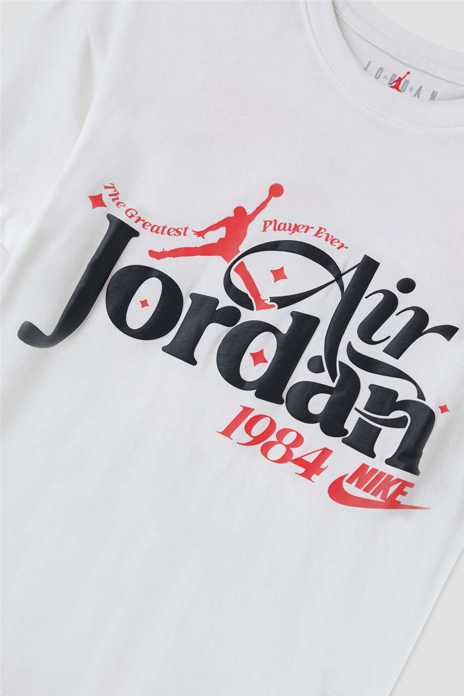 Air Jordan Kız Çocuk Kırık Beyaz TişörtAir Jordan Kız Çocuk Kırık Beyaz Tişört