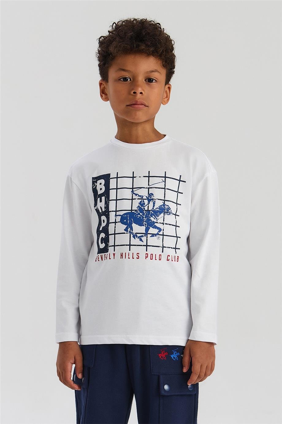 Beverly Hills Polo Club Erkek Çocuk Beyaz TshirtBeverly Hills Polo Club Erkek Çocuk Beyaz Tshirt