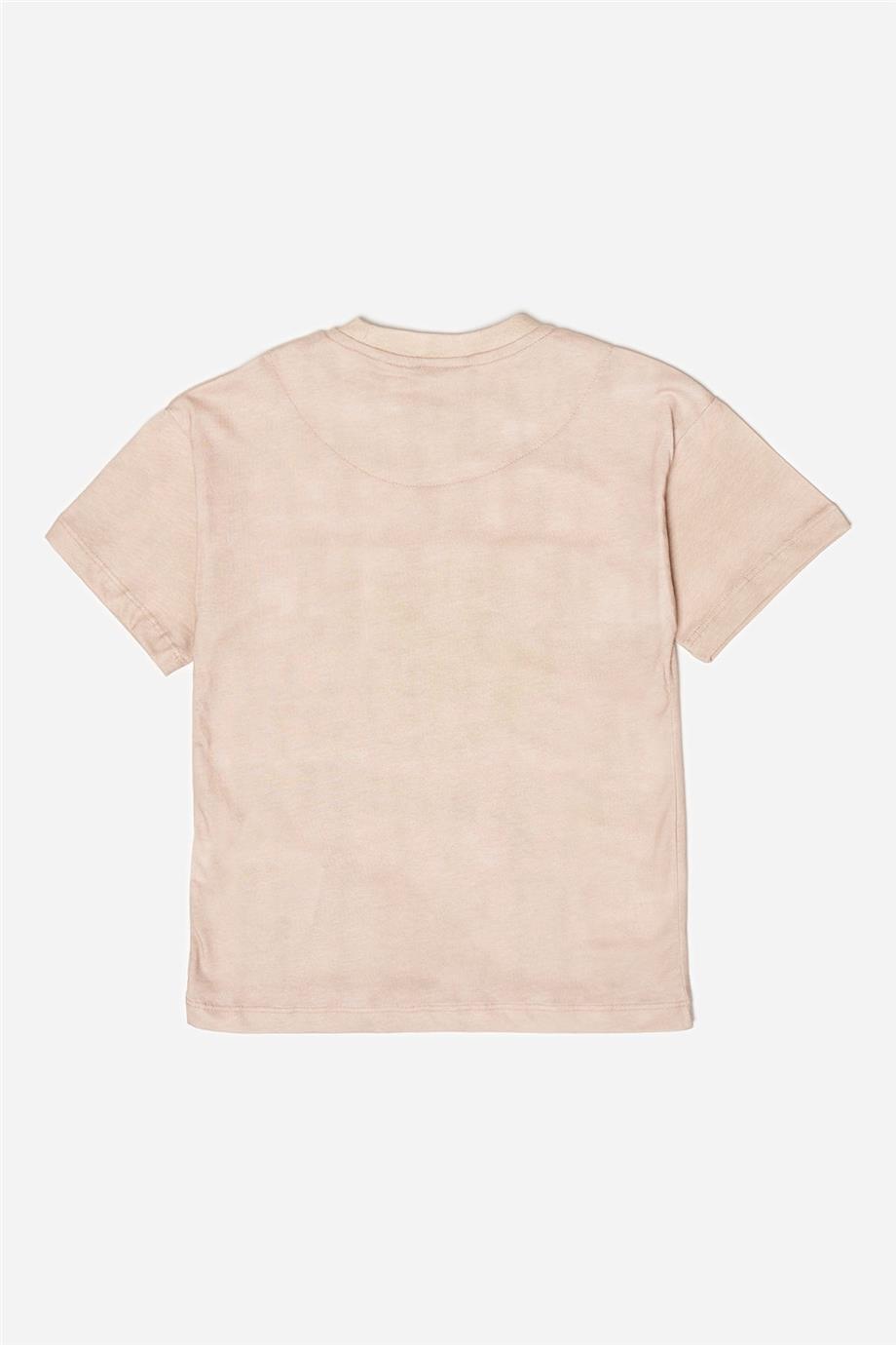 Beverly Hills Polo Club Erkek Çocuk Bej T-Shirt