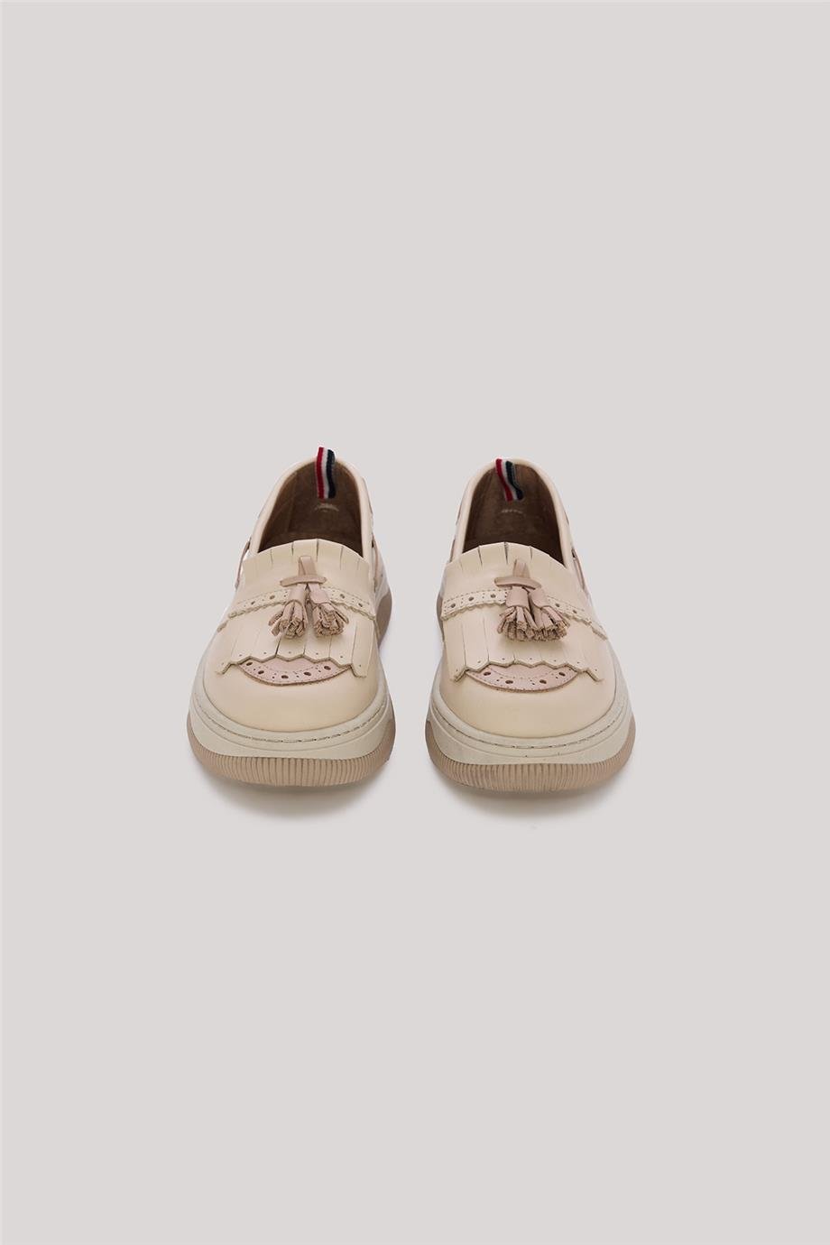 Beverly Hills Polo Club Erkek Çocuk Bej Ayakkabı