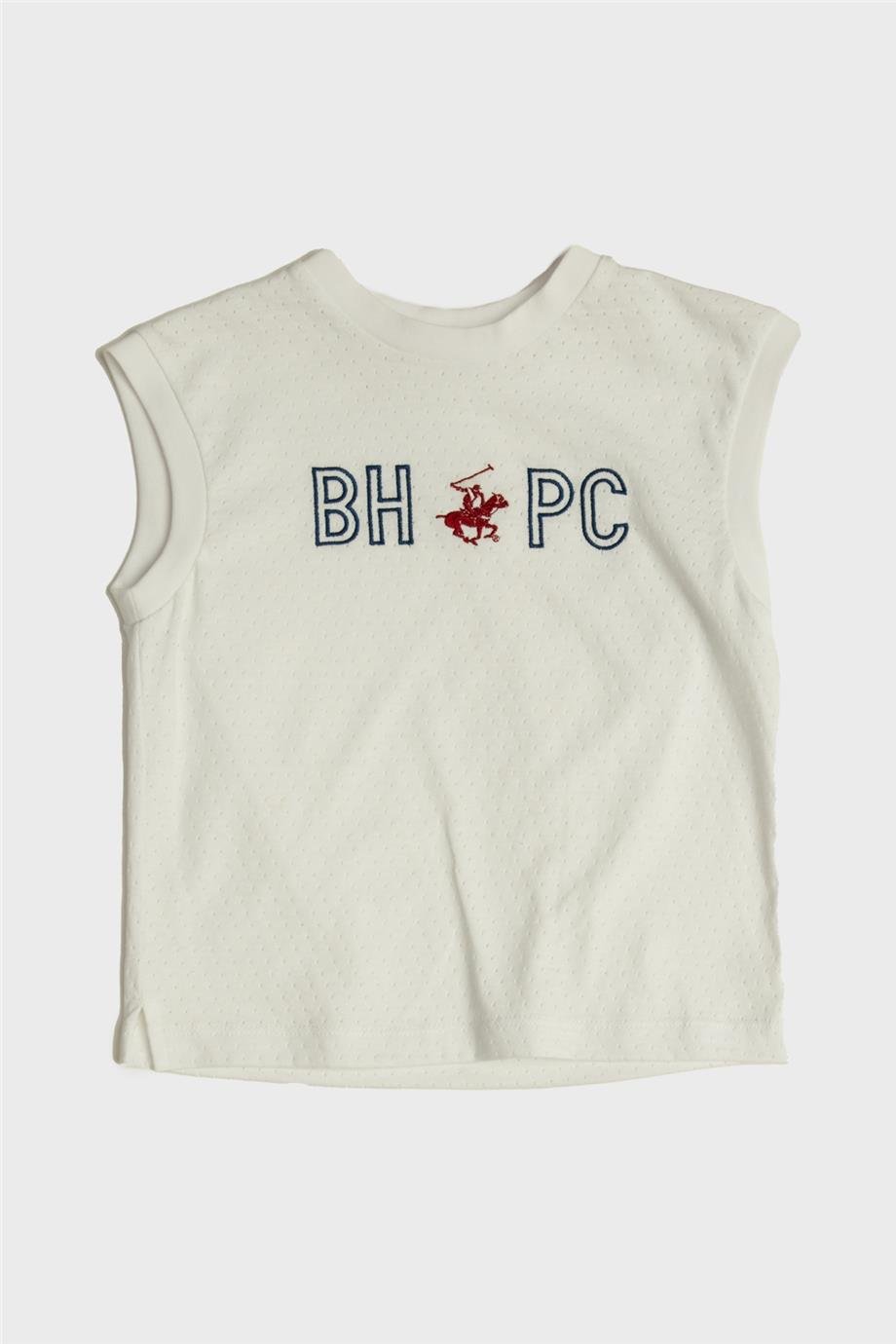 Beverly Hills Polo Club Erkek Çocuk Beyaz Atlet