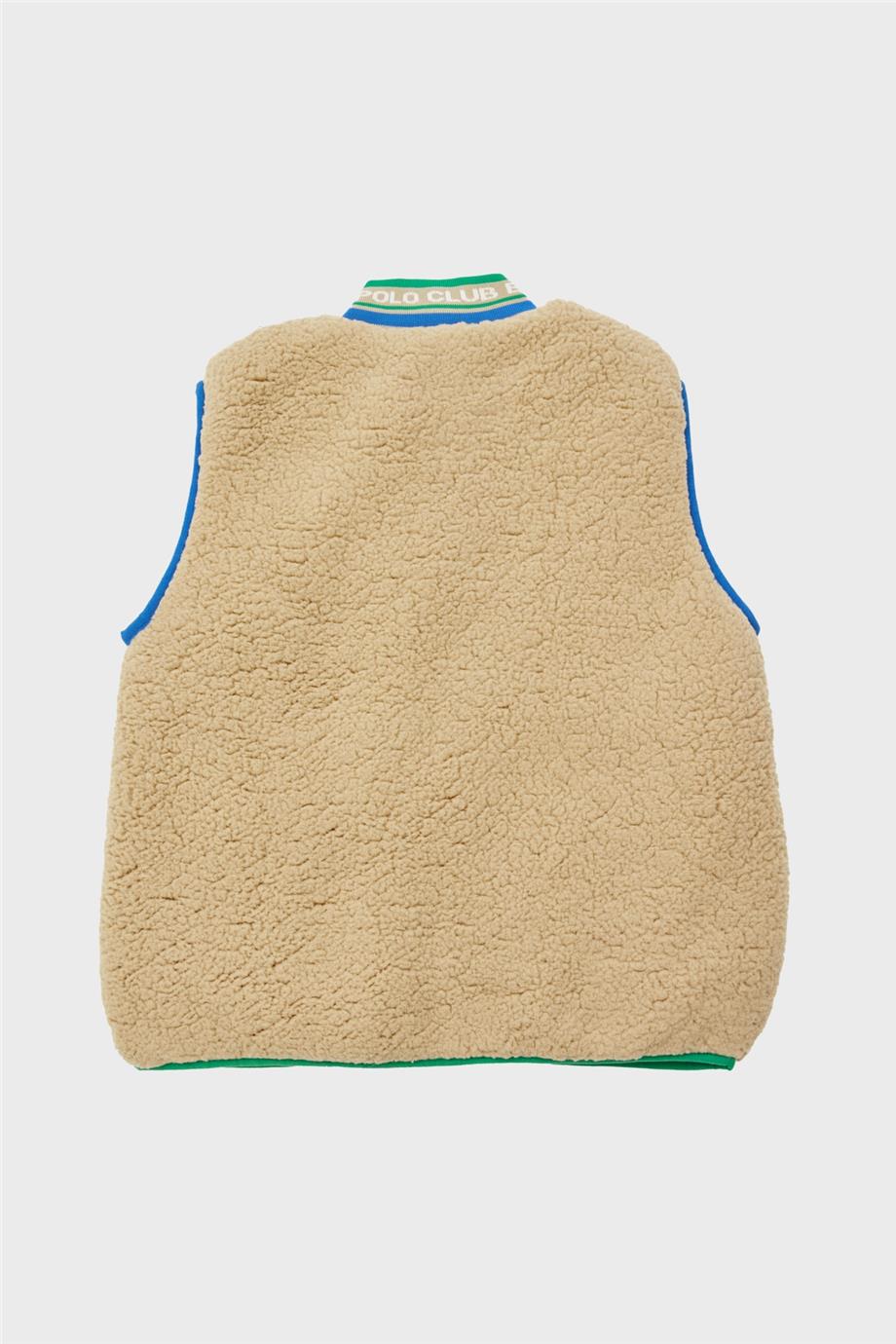 Beverly Hills Polo Club Erkek Çocuk Bej Yelek