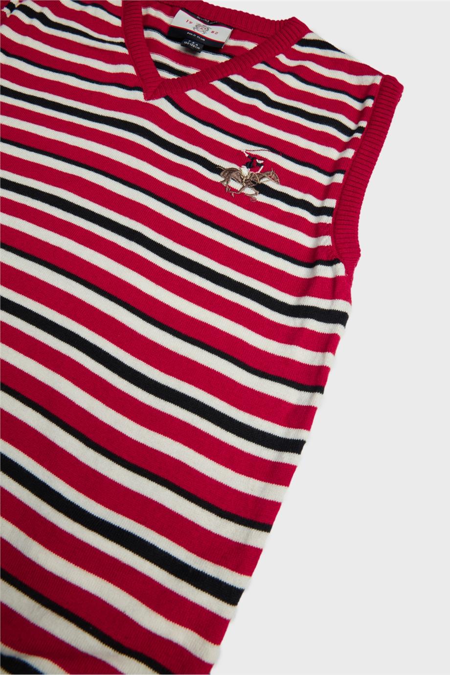 Beverly Hills Polo Club Erkek Çocuk Çizgili Kazak