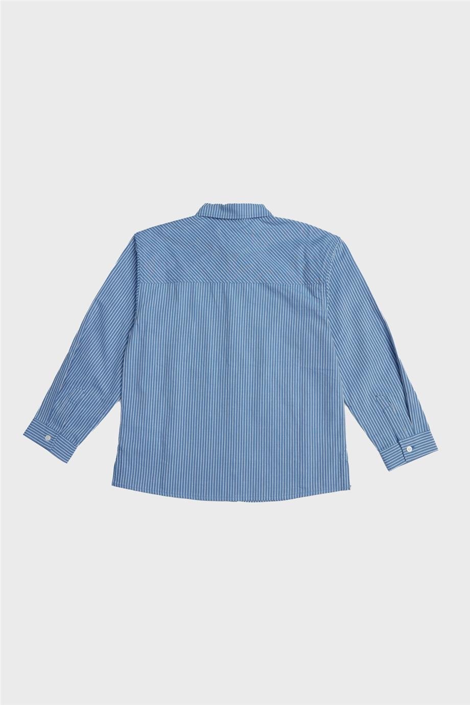 Beverly Hills Polo Club Erkek Çocuk Çizgili Gömlek