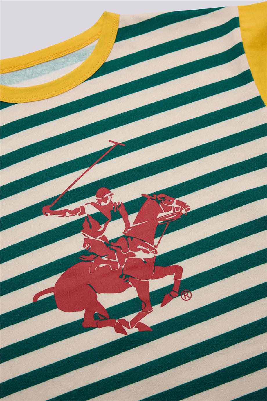 Beverly Hills Polo Club Boy Striped TshirtBeverly Hills Polo Club Boy Striped Tshirt