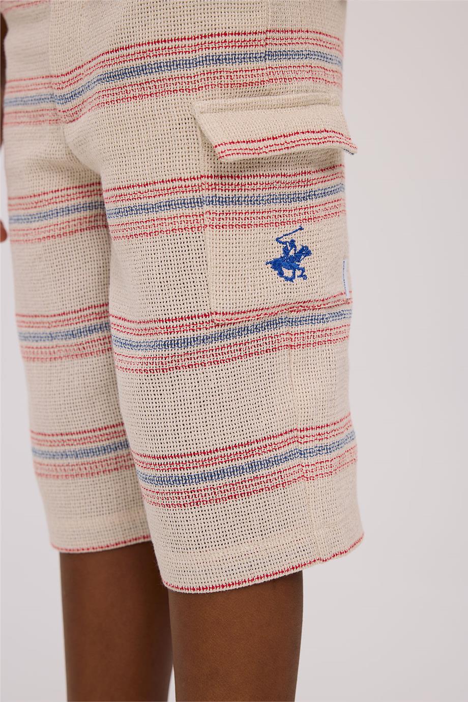 Beverly Hills Polo Club Erkek Çocuk Çizgili ŞortBeverly Hills Polo Club Erkek Çocuk Çizgili Şort