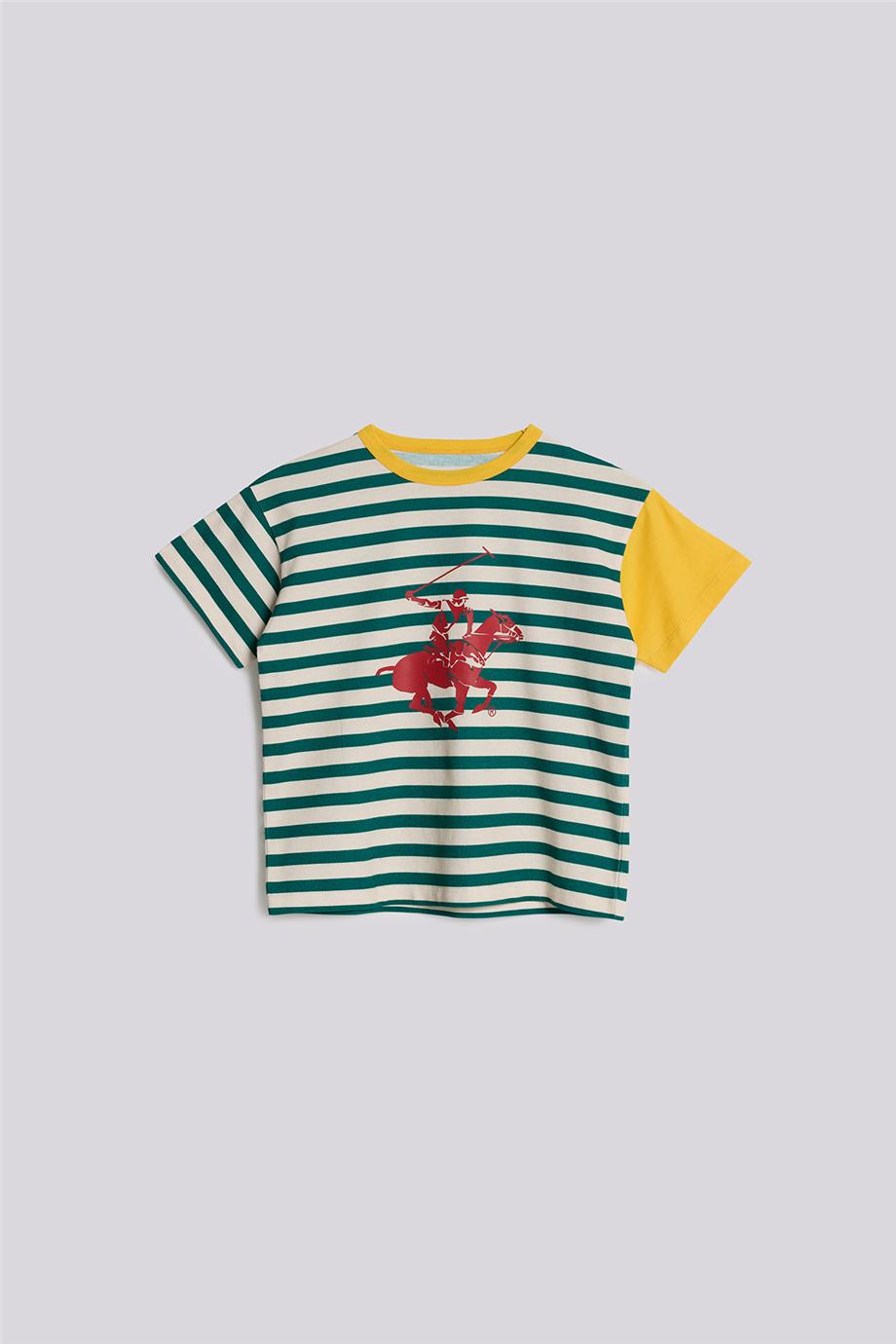 Beverly Hills Polo Club Boy Striped TshirtBeverly Hills Polo Club Boy Striped Tshirt