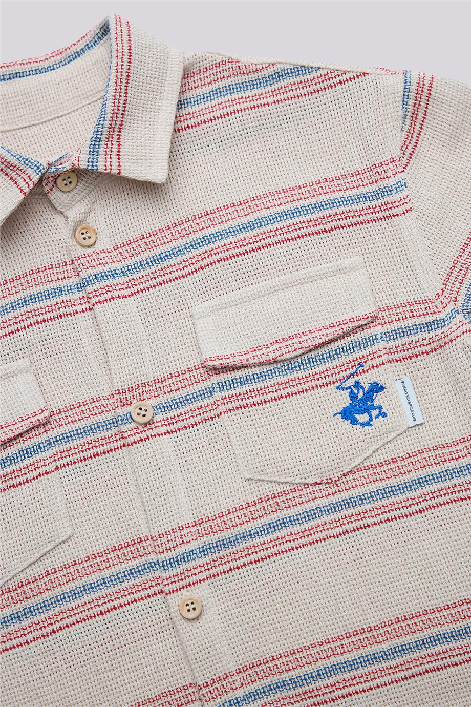 Beverly Hills Polo Club Erkek Çocuk Çizgili GömlekBeverly Hills Polo Club Erkek Çocuk Çizgili Gömlek