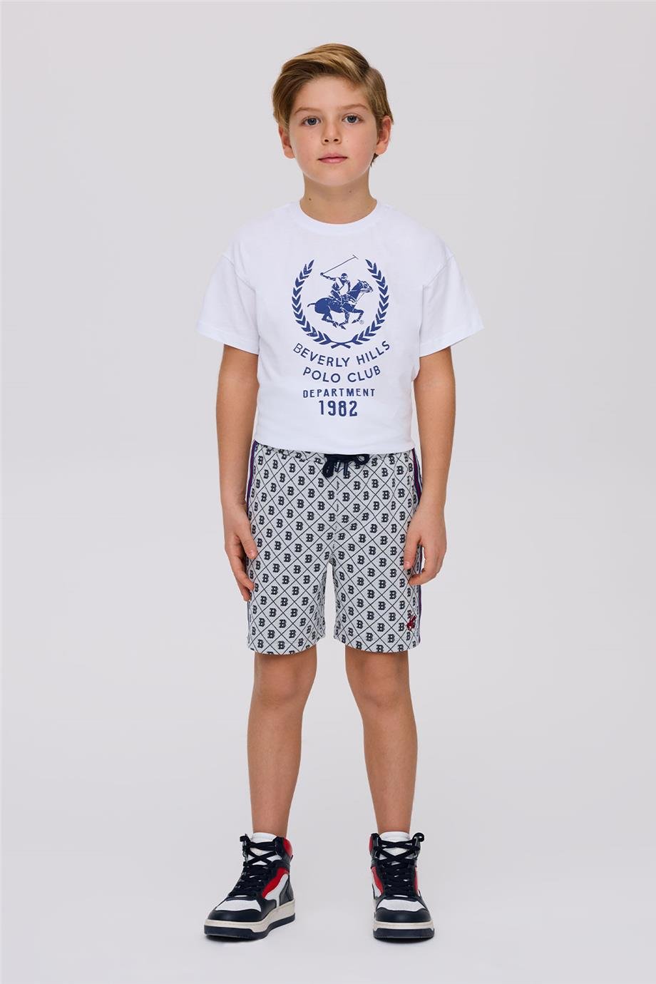 Beverly Hills Polo Club Erkek Çocuk Desenli ŞortBeverly Hills Polo Club Erkek Çocuk Desenli Şort