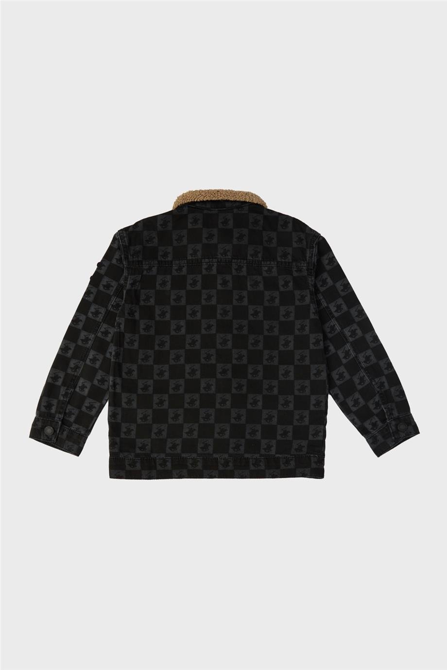 Beverly Hills Polo Club Erkek Çocuk Desenli Ceket