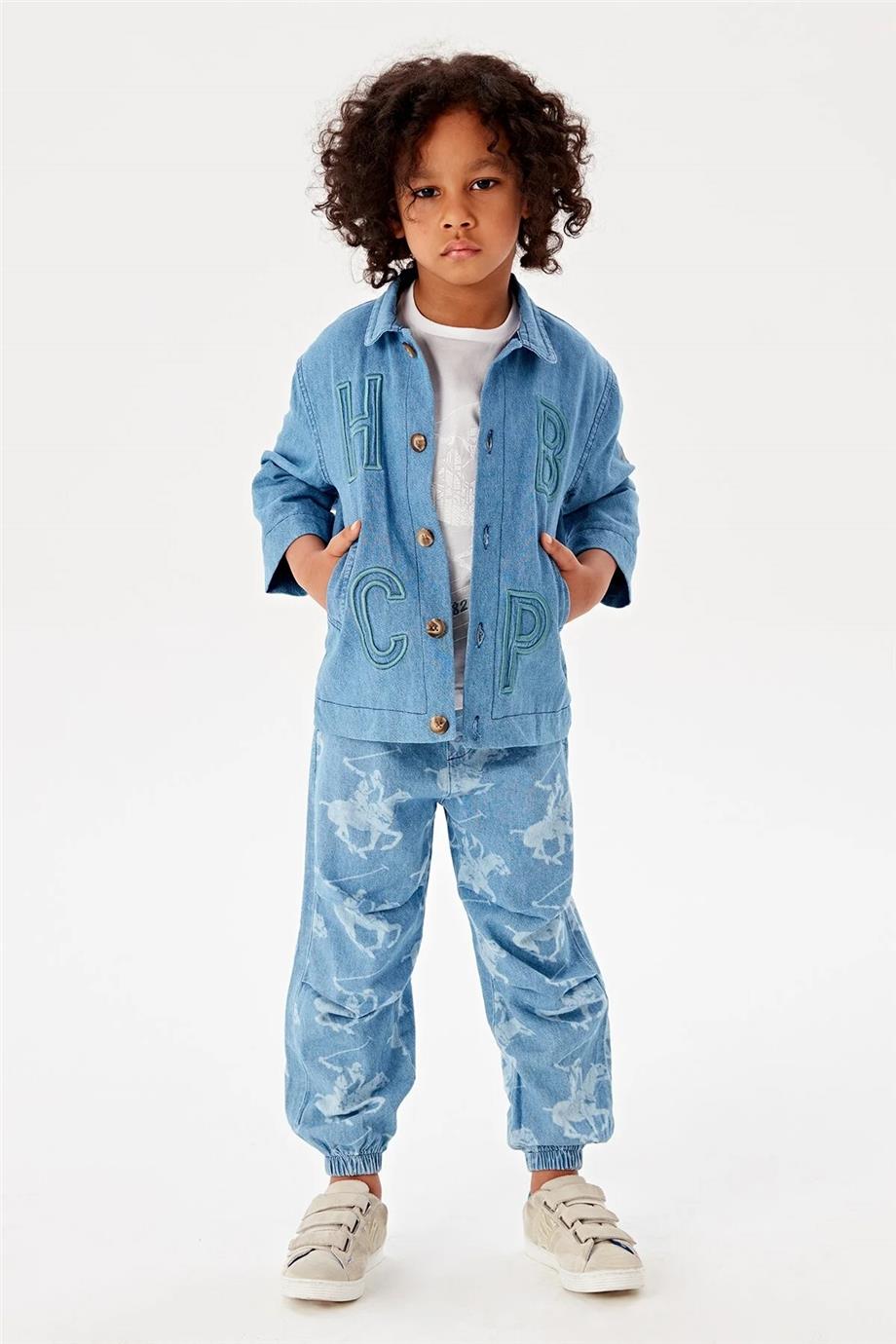 Beverly Hills Polo Club Erkek Çocuk Denim Ceket