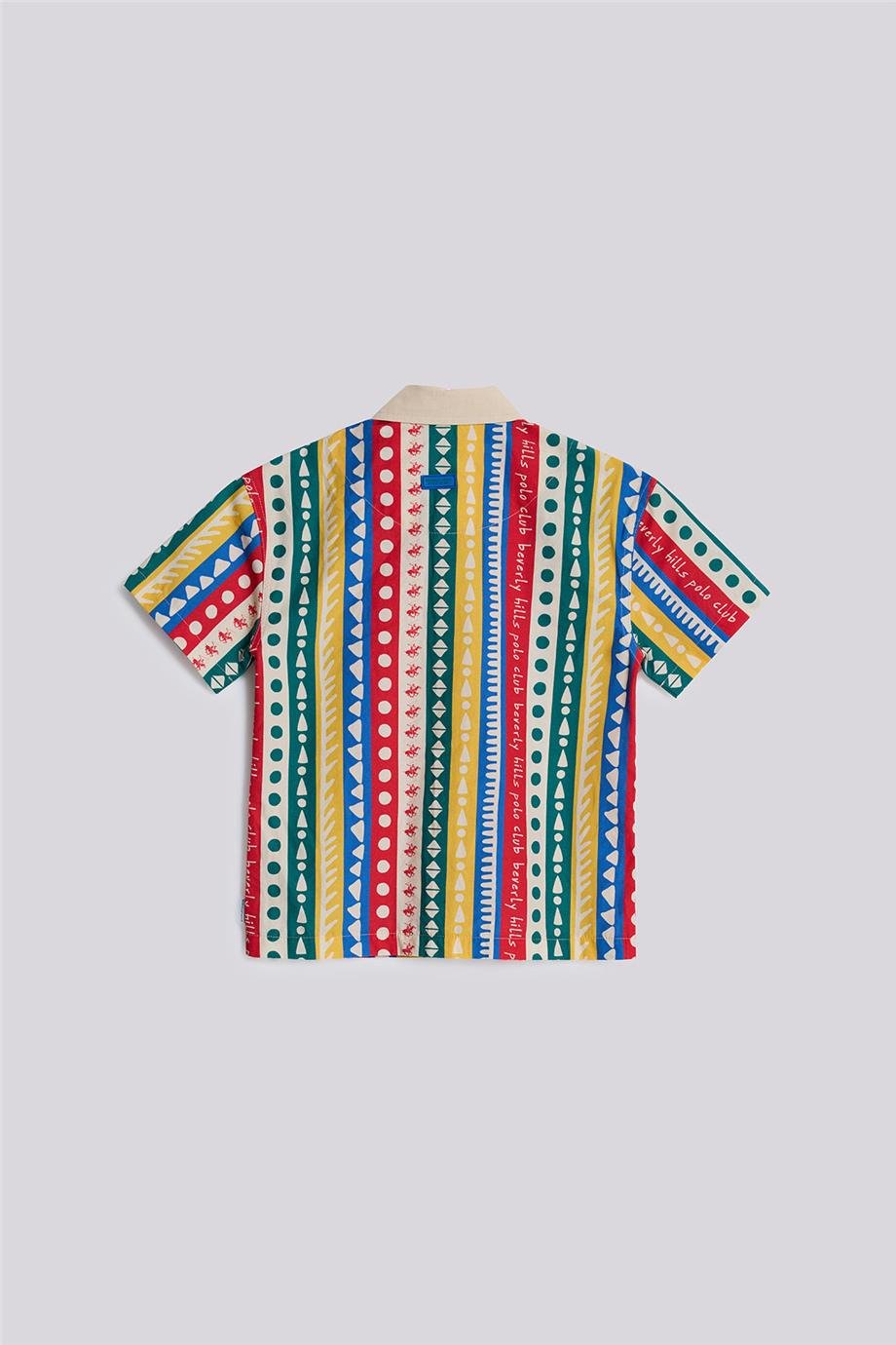 Beverly Hills Polo Club Erkek Çocuk Desenli GömlekBeverly Hills Polo Club Erkek Çocuk Desenli Gömlek