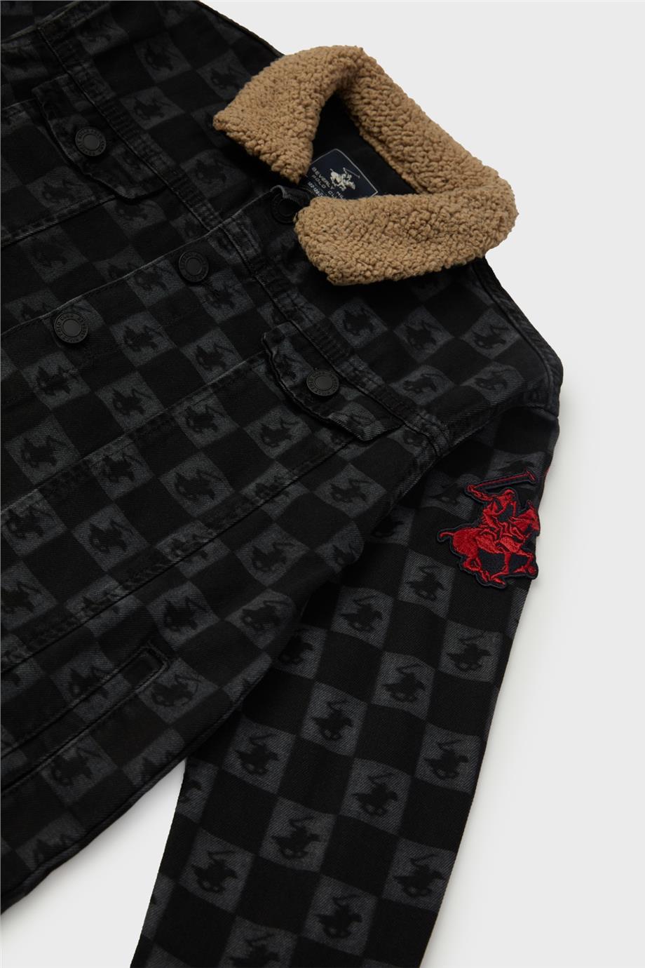 Beverly Hills Polo Club Erkek Çocuk Desenli Ceket