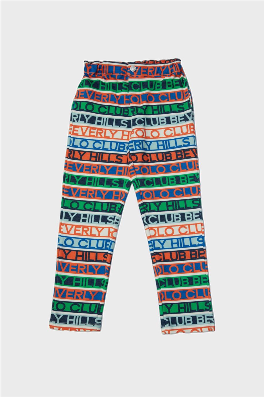 Beverly Hills Polo Club Erkek Çocuk Desenli Eşofman Altı