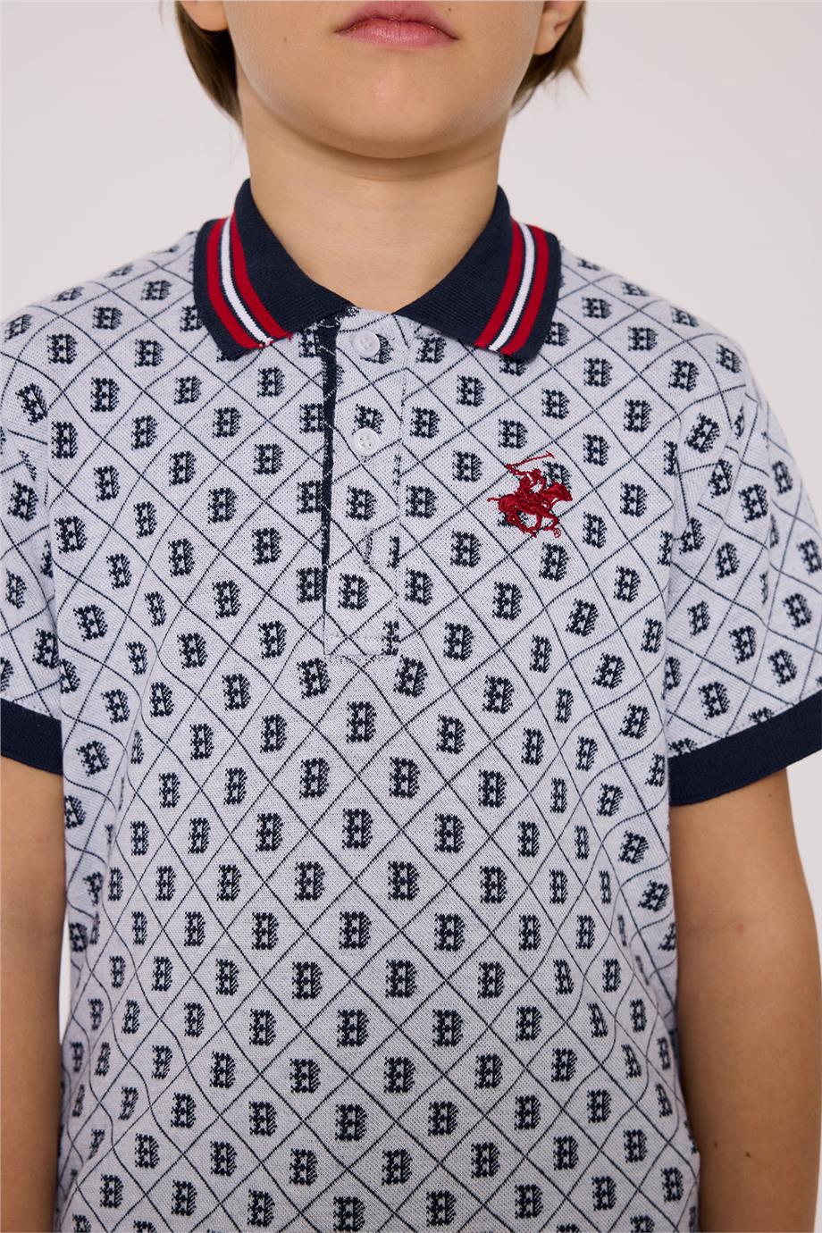 Beverly Hills Polo Club Erkek Çocuk Desenli TshirtBeverly Hills Polo Club Erkek Çocuk Desenli Tshirt