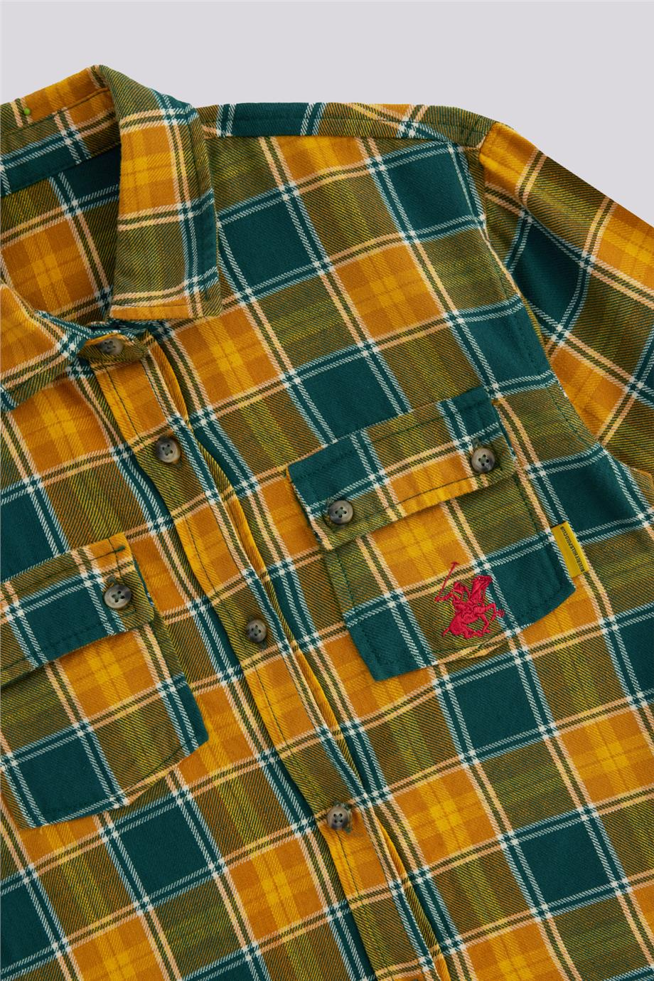 Beverly Hills Polo Club Erkek Çocuk Desenli GömlekBeverly Hills Polo Club Erkek Çocuk Desenli Gömlek