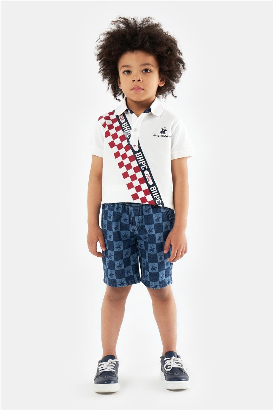 Beverly Hills Polo Club Erkek Çocuk Desenli Şort
