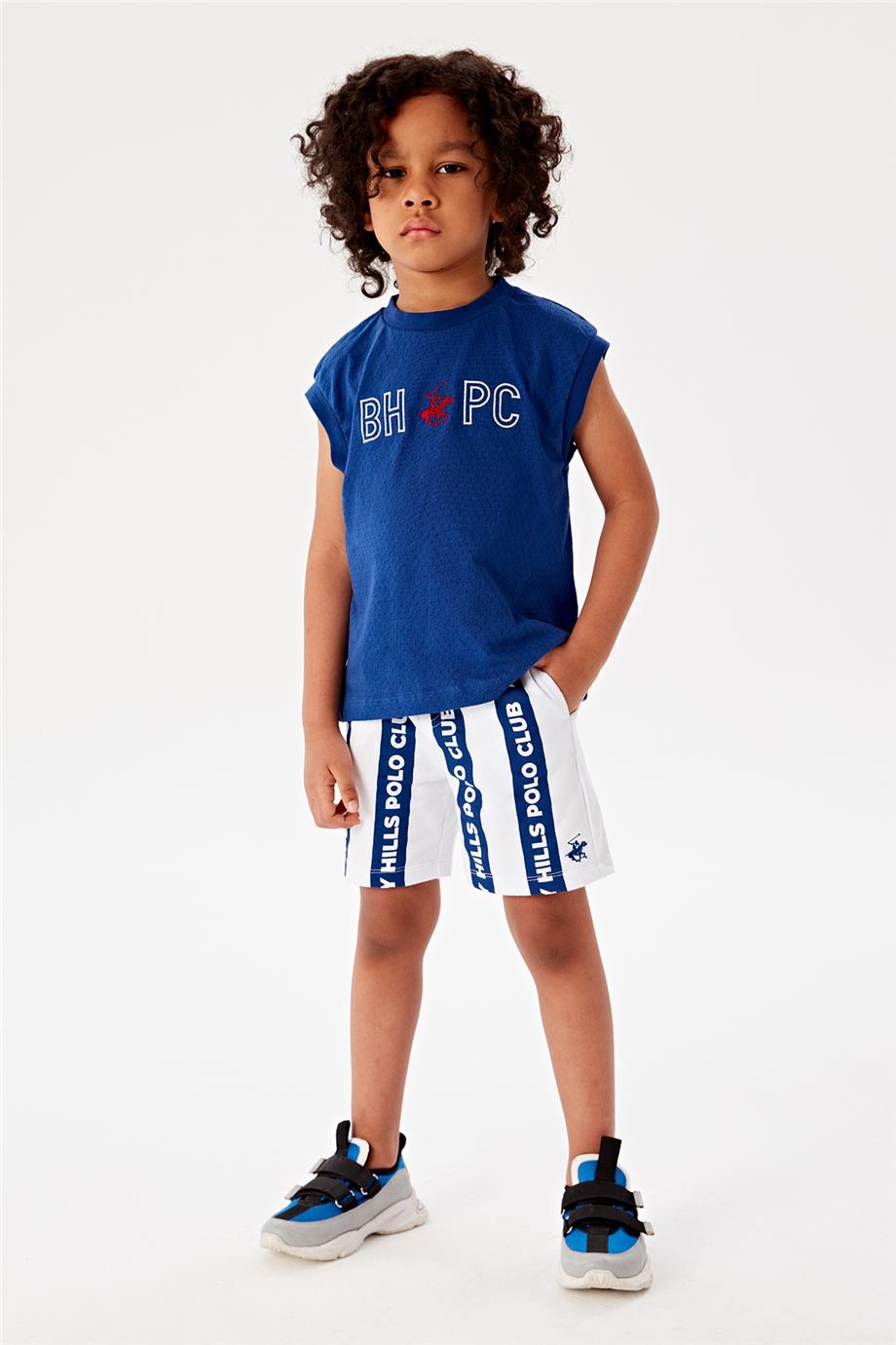 Beverly Hills Polo Club Erkek Çocuk Desenli Şort