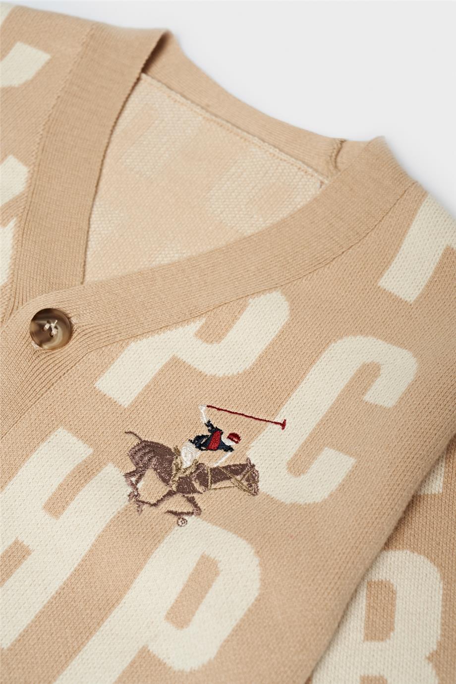 Beverly Hills Polo Club Erkek Çocuk Desenli Hırka