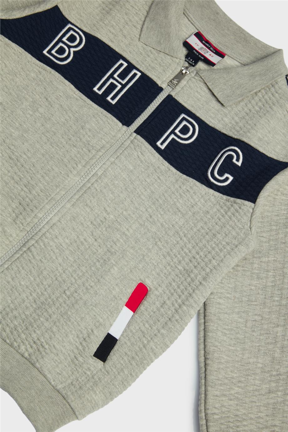 Beverly Hills Polo Club Erkek Çocuk Gri Eşofman Üstü