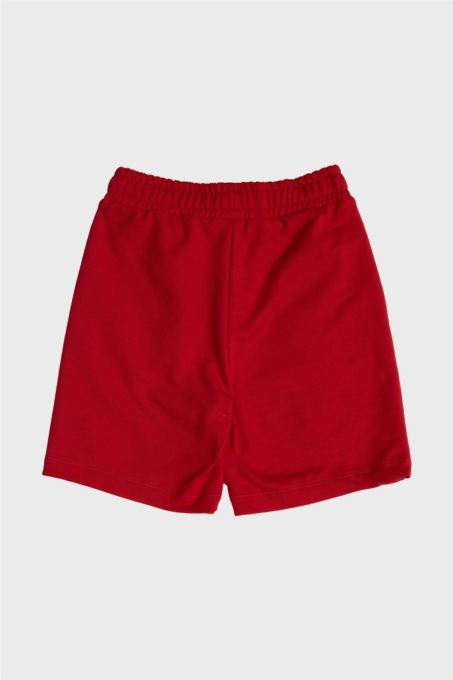 Beverly Hills Polo Club Erkek Çocuk Kırmızı Şort