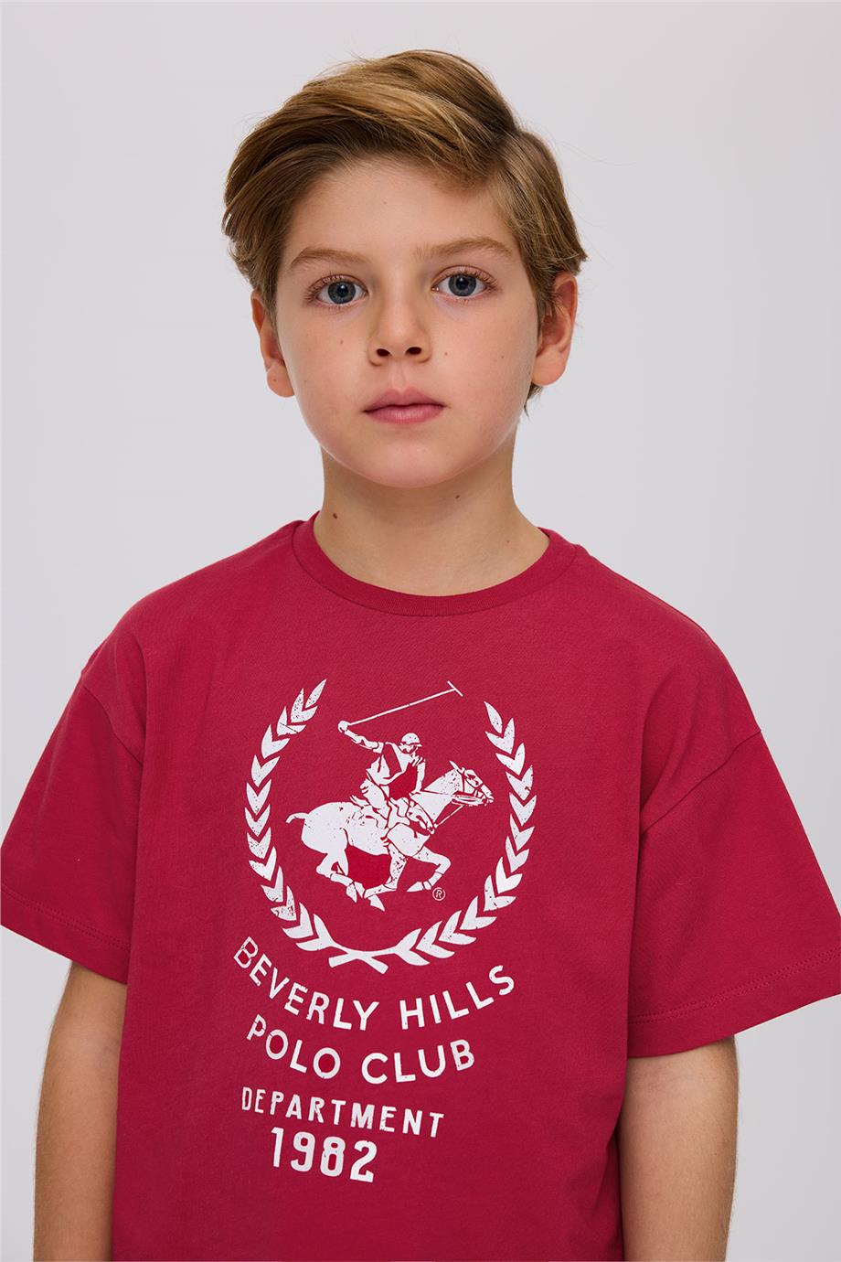 Beverly Hills Polo Club Erkek Çocuk Kırmızı TshirtBeverly Hills Polo Club Erkek Çocuk Kırmızı Tshirt
