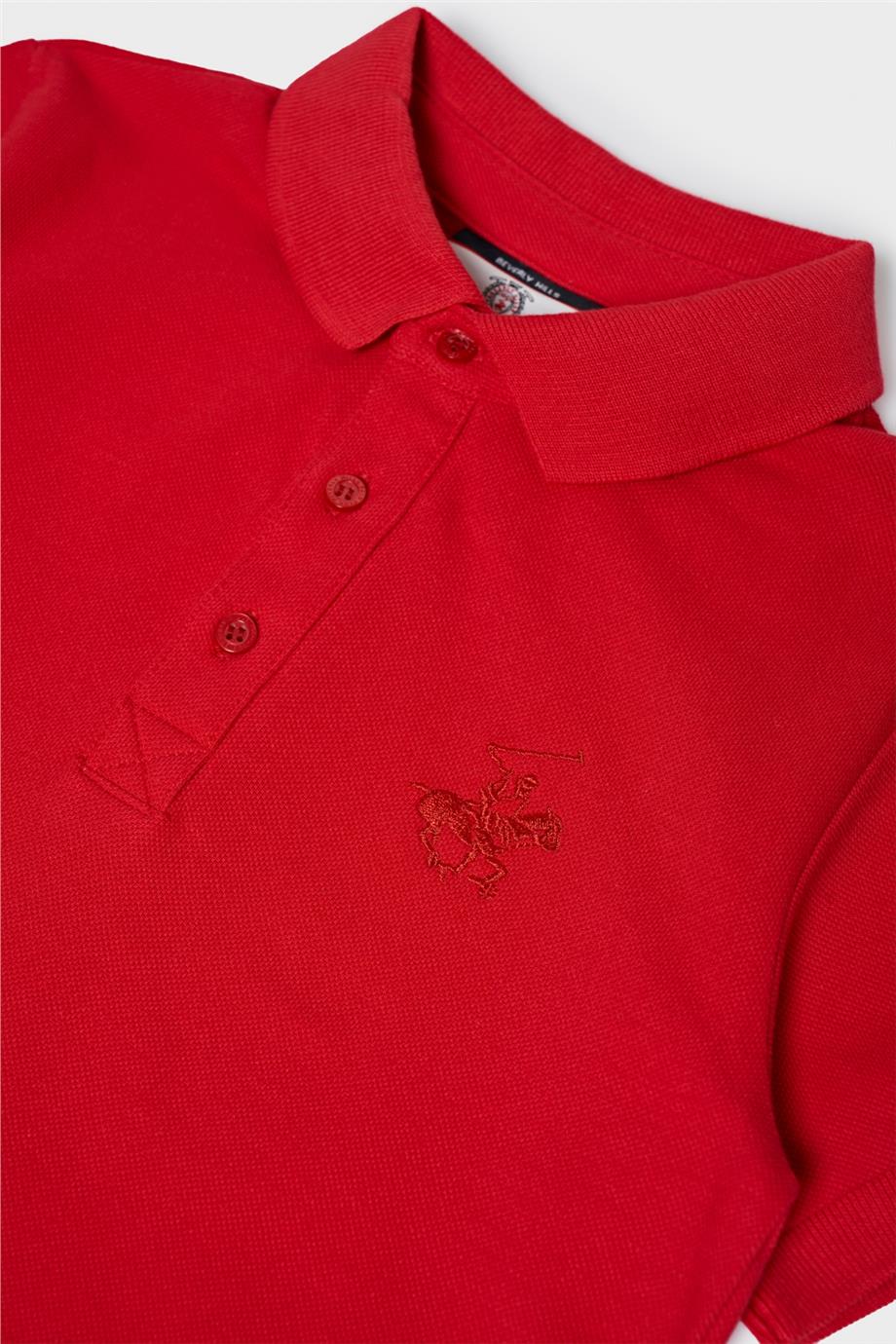 Beverly Hills Polo Club Erkek Çocuk Kırmızı T-Shirt