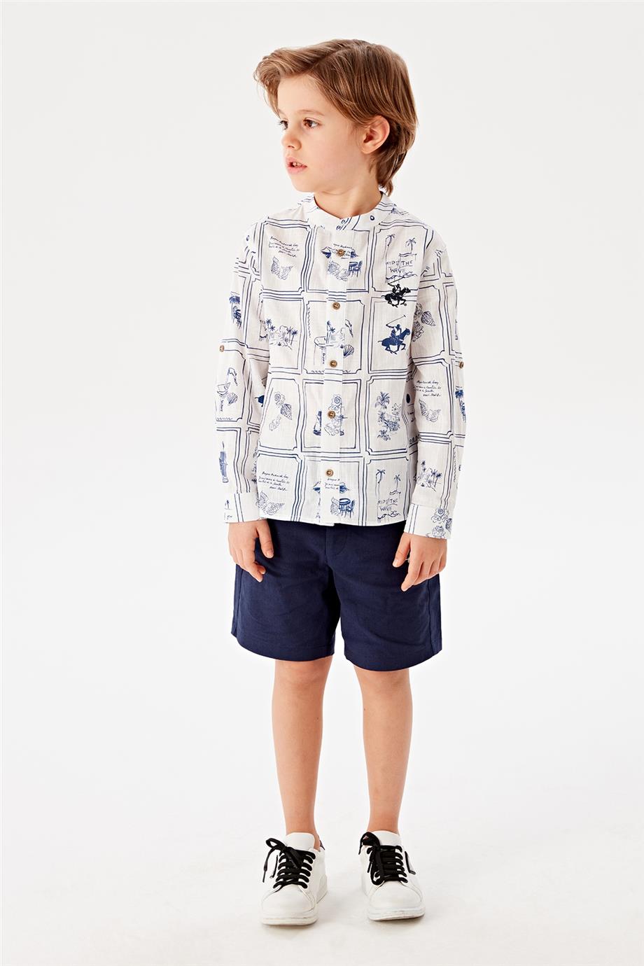 Beverly Hills Polo Club Erkek Çocuk Lacivert Şort