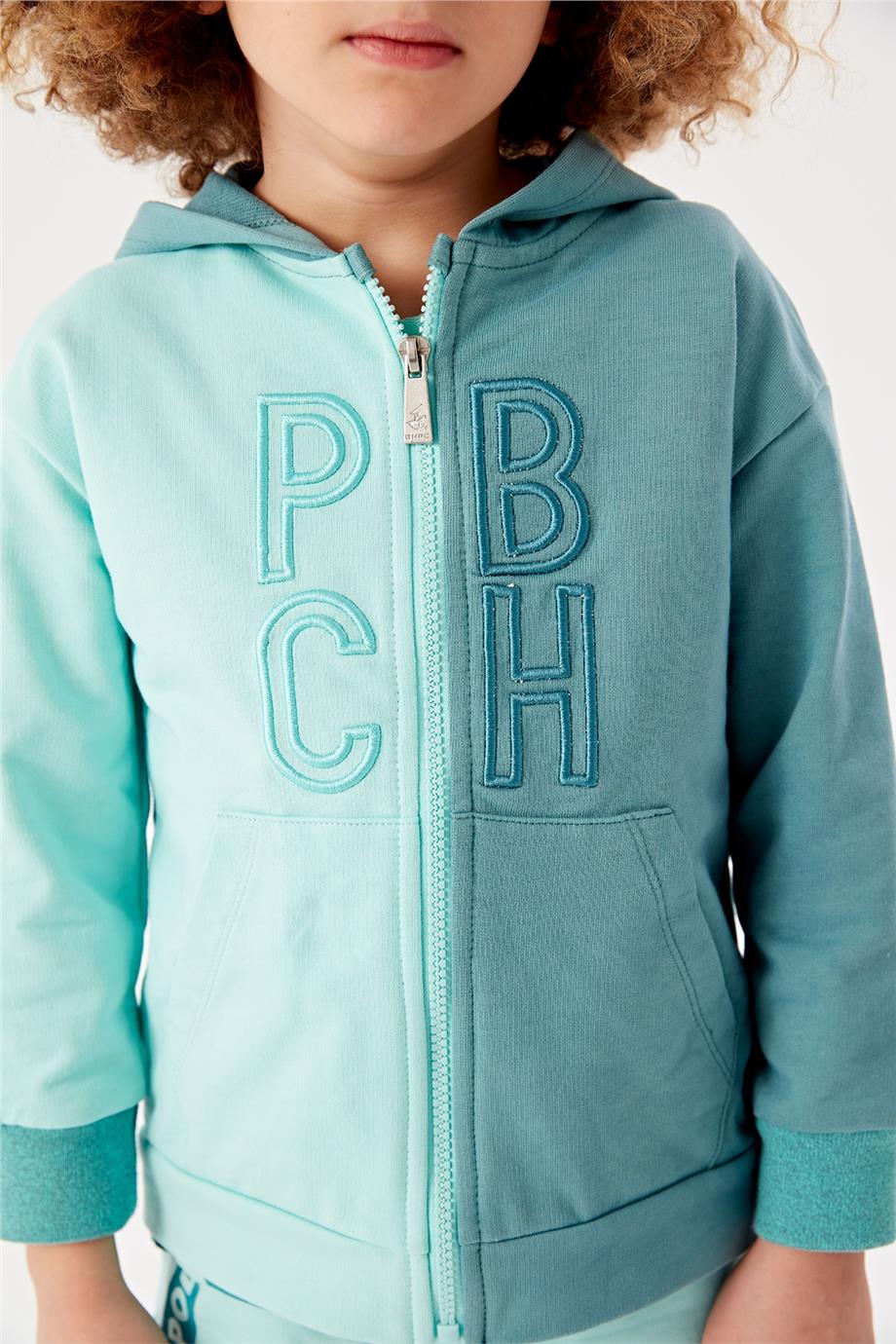 Beverly Hills Polo Club Erkek Çocuk Mavi Eşofman Üstü