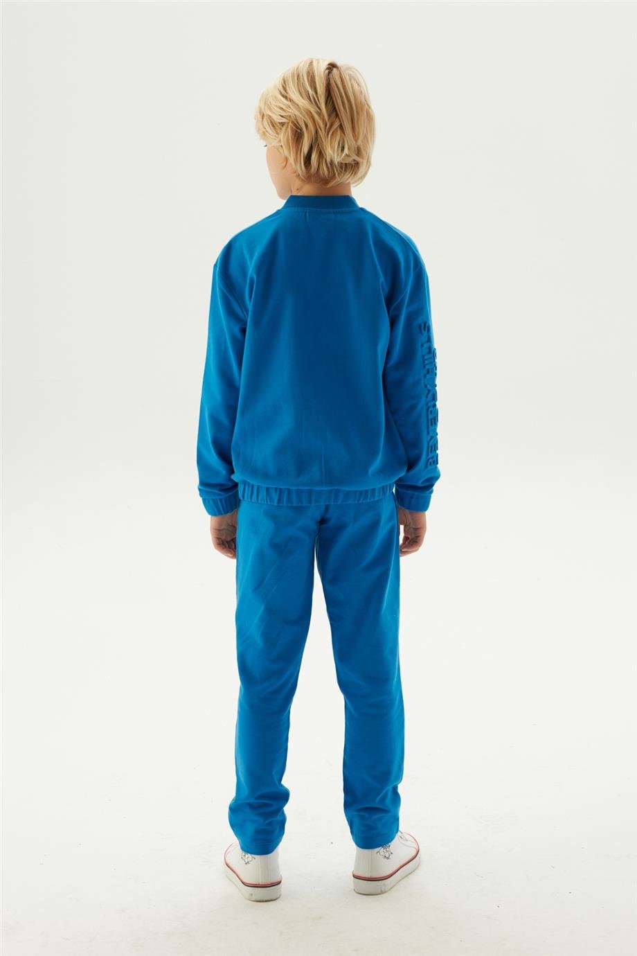 Beverly Hills Polo Club Erkek Çocuk Mavi Eşofman Üstü