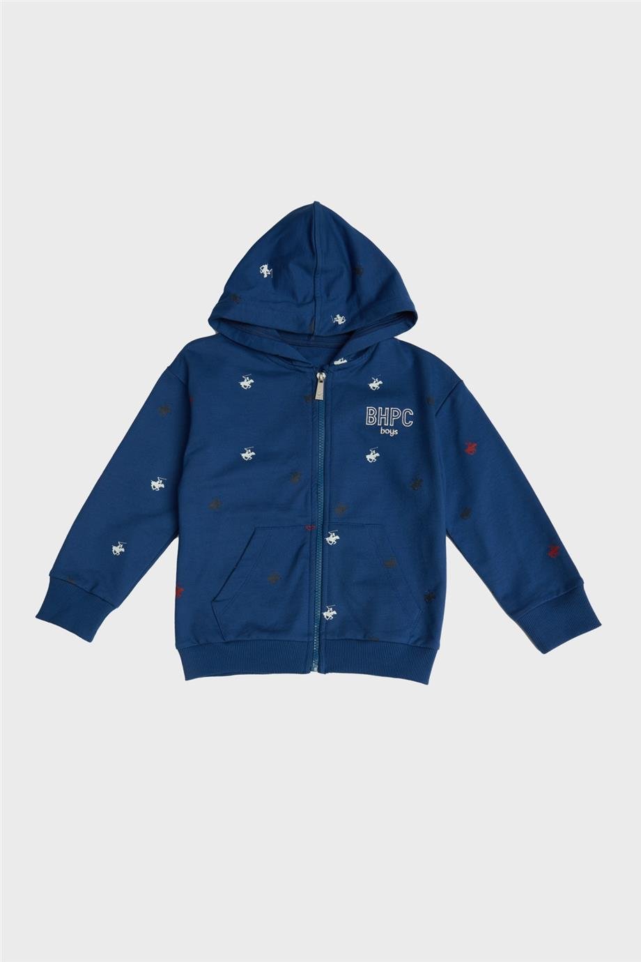 Beverly Hills Polo Club Erkek Çocuk Mavi Eşofman Üstü