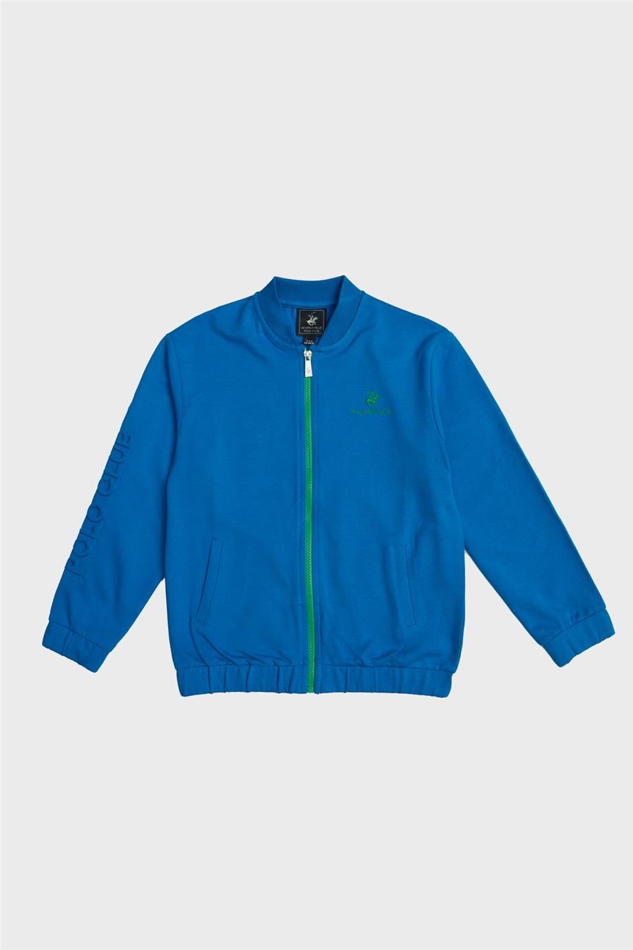 Beverly Hills Polo Club Erkek Çocuk Mavi Eşofman Üstü