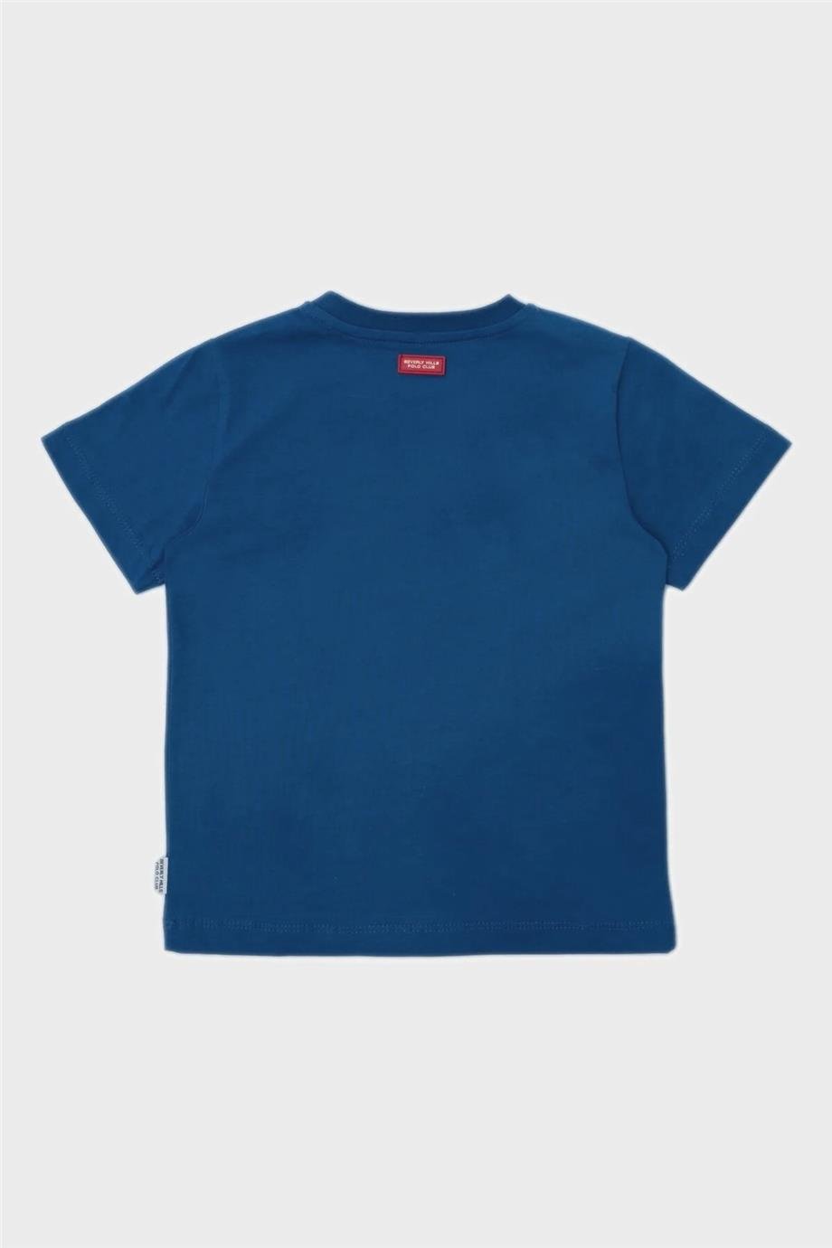 Beverly Hills Polo Club Erkek Çocuk Saks T-Shirt