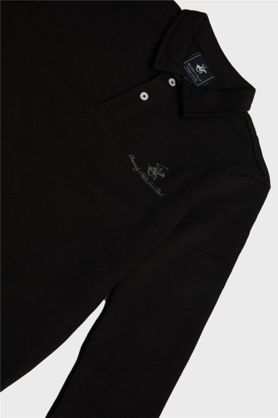 Beverly Hills Polo Club Erkek Çocuk Siyah T-Shirt