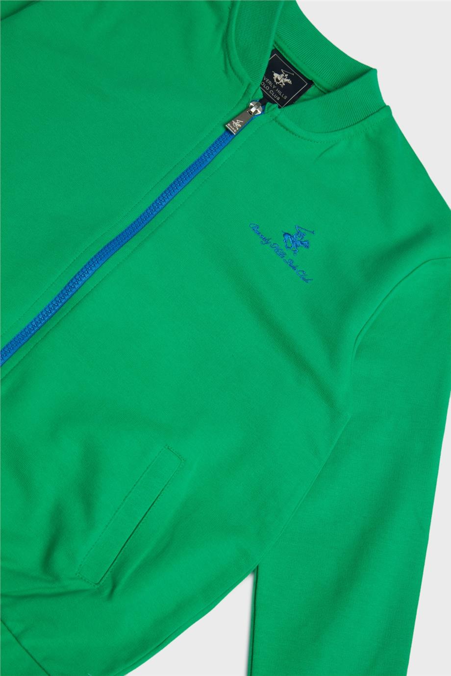 Beverly Hills Polo Club Erkek Çocuk Yeşil Eşofman Üstü