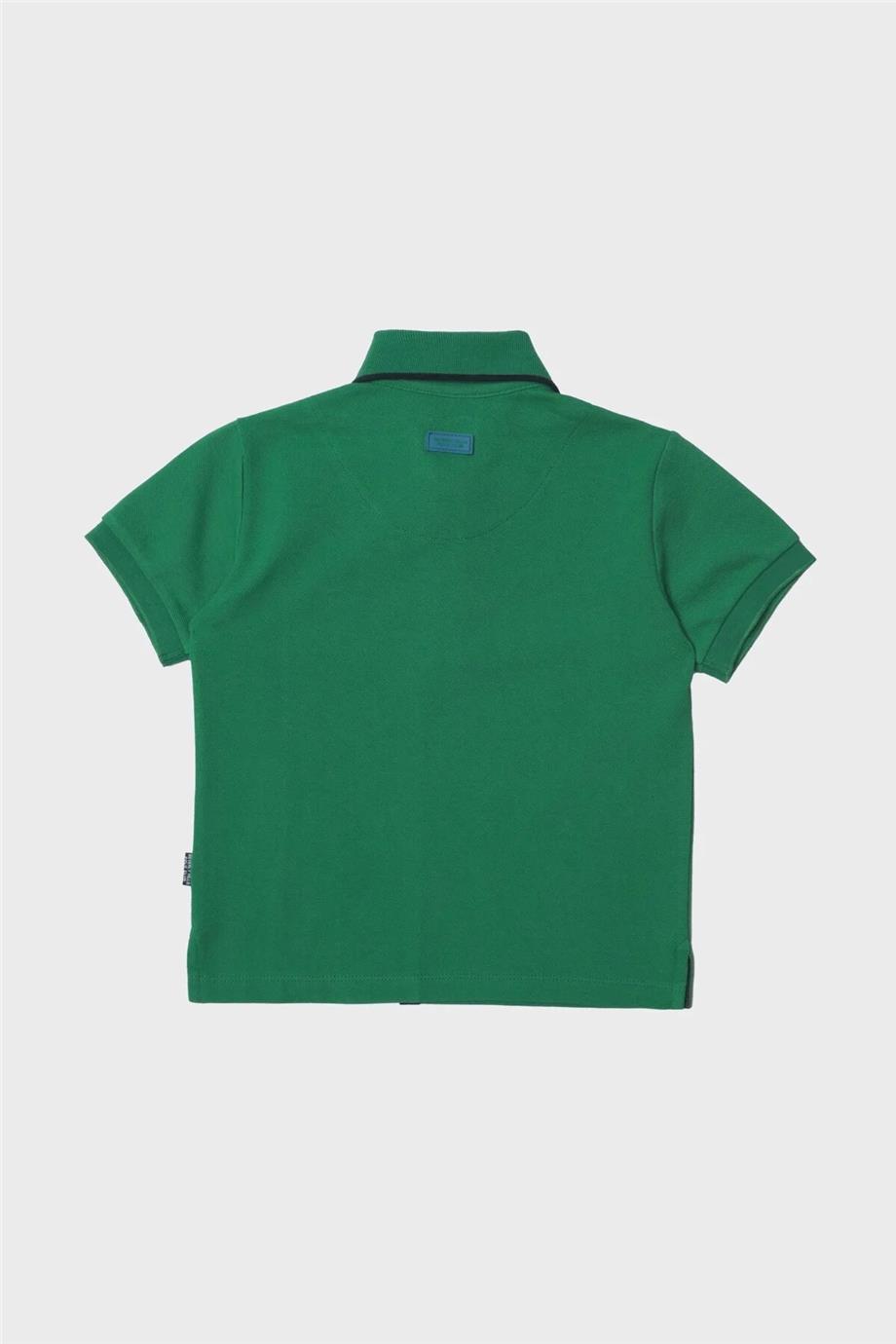 Beverly Hills Polo Club Erkek Çocuk Yeşil T-Shirt