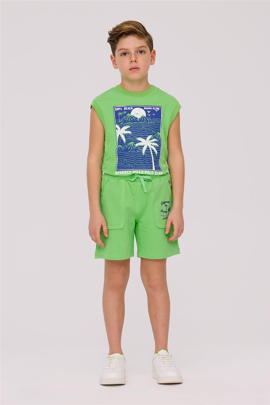 Beverly Hills Polo Club Boy Green ShortsBeverly Hills Polo Club Boy Green Shorts