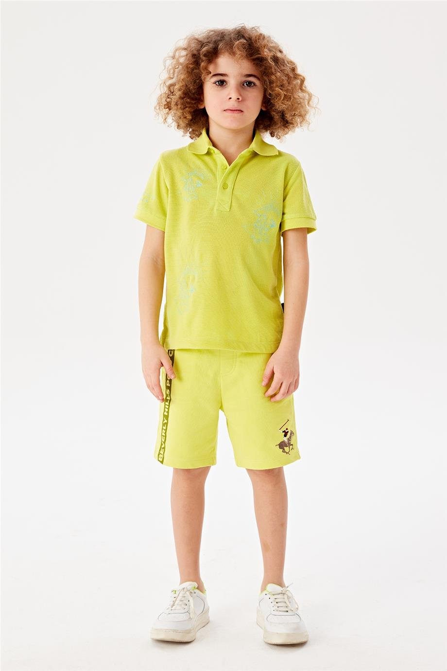 Beverly Hills Polo Club Erkek Çocuk Yeşil T-Shirt