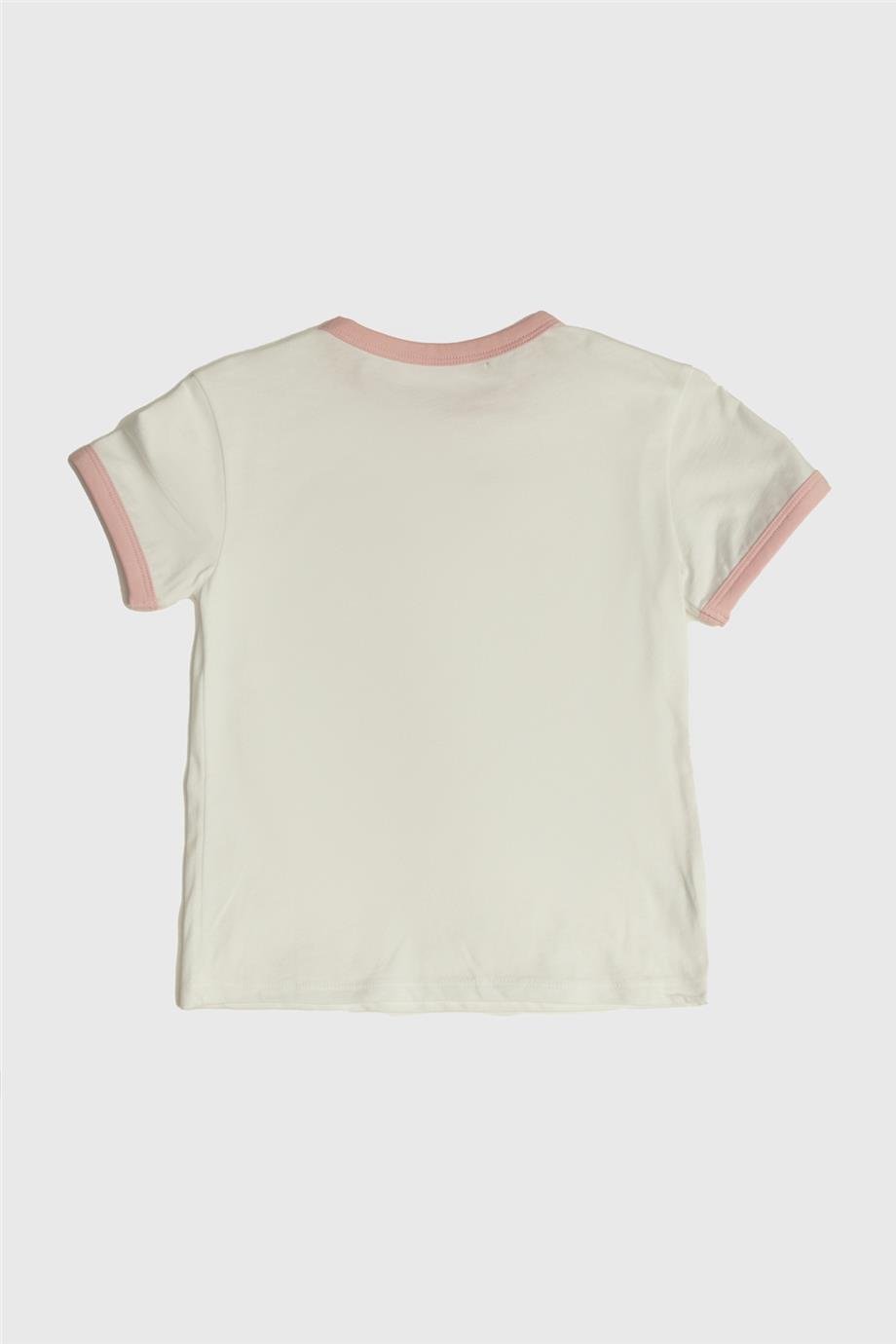 Beverly Hills Polo Club Kız Çocuk Beyaz T-Shirt