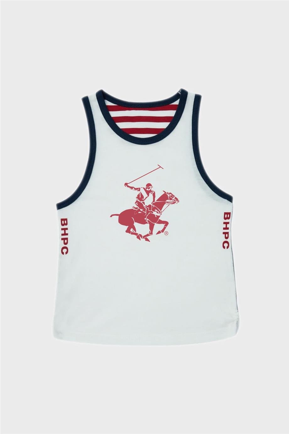 Beverly Hills Polo Club Kız Çocuk Beyaz Atlet