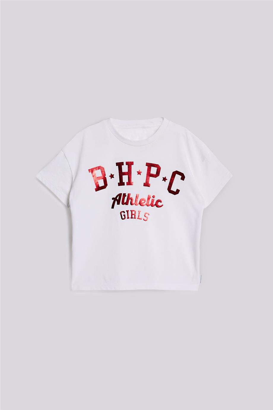 Beverly Hills Polo Club Kız Çocuk Beyaz TshirtBeverly Hills Polo Club Kız Çocuk Beyaz Tshirt